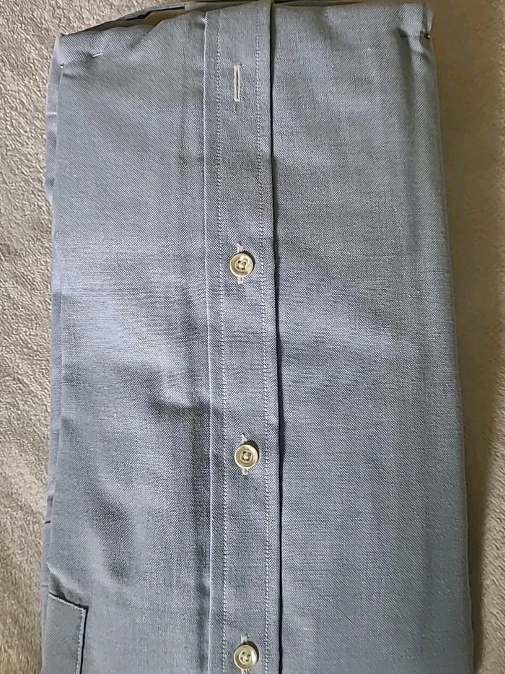 Arnie Men's Light Blue Button-Down Dress Shirt Size 17 32/33 NWT - Picture 6 of 11